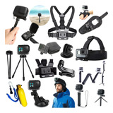 Kit Acessórios Go Pro Hero 9 10 11 Black Gopro Completo Safe