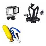 Kit Acessórios Gopro Bastão Suporte Caixa Hero 5 6 E 7 Black