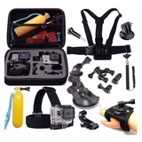 Kit Acessorios Gopro Hero 2 3 4 Hero 5 Go Pro Maleta Luva