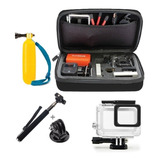 Kit Acessórios Gopro Hero 5 Black Caixa Estanque Maleta