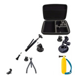 Kit Acessórios Gopro Hero Sjcam Case Grande Maleta Flutuante