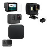 Kit Acessórios Gopro Película Proteção Cover 5 6 7 Black