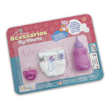 Kit Acessórios P Boneca Chupeta Fralda Mamadeira Brinquedos