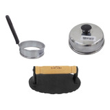 Kit Acessórios P Chapa Lanches Prensador Abafador Aro Ovo
