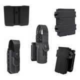 Kit Acessórios Táticos Porta Carregador Porta Lanterna