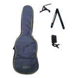 Kit Acessórios Violão 3 4 C 4 Capa correia afinador capo