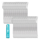 Kit Aço Inox 48 Garfo Mesa Barzinho Restaurante Oriente