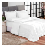 Kit Aconchego Casal Queen Edredom Jogo Lençol Roupa De Cama