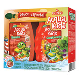 Kit Acqua Kids 250 Ml Shampoo Condicionador Lisos E Finos