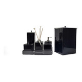 Kit Acrílico Para Banheiro 7 Peças Com Difusor