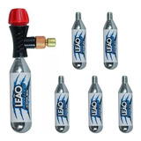 Kit Adaptador Bico Fino grosso Bike Cilindros Co2 16g