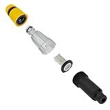Kit Adaptador Conector Filtro Engate Amarelo Compatível Com Lavajato Tramontina Master 1500psi 1200W