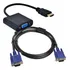 Kit Adaptador Ligação Pc Monitor Tv Antiga Entrada Vga +cabo