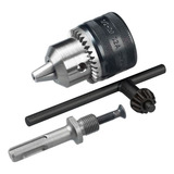 Kit Adaptador Mandril Martelete 1 2 Broca Plus Sds Brinde