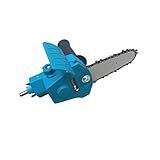 Kit Adaptador Mini Motosserra Para Parafusadeira E Furadeira- Azul- Com Corrente
