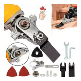 Kit Adaptador Oscilador Rebarbador Excêntrico Esmerilhadeira