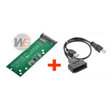 Kit Adaptador Ssd Sata Macbook Air 2010 2011 Cabo Sata usb