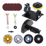 Kit Adaptador Suporte Furadeira Mesa Bancada Discos 17 Pçs