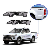 Kit Adesivo 4x4 S10 2013 2014 2015 2016 2017 2018 2019 2020 Cor Transparente