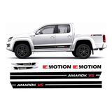 Kit Adesivo Amarok 4motion V6 Faixa Lateral E Aplique Ama130 Cor Adesivo Amarok