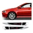 Kit Adesivo Aplique Lateral Compatível Com Mitsubishi Lancer