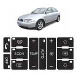Kit Adesivo Audi A3 Comando Botão Ar Condicionado