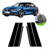 Kit Adesivo Black Piano Coluna Porta Bmw 320i 328i 330i F30