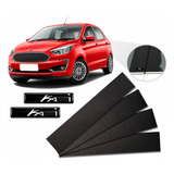 Kit Adesivo Blackout Coluna Porta Lateral Emblema Ford Ka