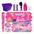 Kit Adesivo Cesta Bicicleta Infantil Buzina Barbie Aro16