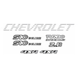 Kit Adesivo Chevrolet S10 4x4 2004 Prata S10kit31