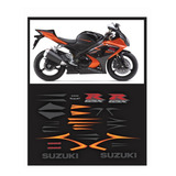 Kit Adesivo Compativel Moto