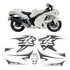 Kit Adesivo Compatível Suzuki Hayabusa Gsx 1300r 2012 Branca
