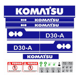 Kit Adesivo Compativel Trator Komatsu D30