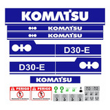 Kit Adesivo Compativel Trator Komatsu D30