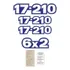 Kit Adesivo Compatível Volkswagen 17-210 6x2 Emblema  Cmk78