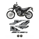 Kit Adesivo Compatível Yamaha Xt 660r 2005 2006 Preta F376