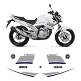 Kit Adesivo Completo Yamaha Fazer 250 Ys 2014 Emblemas