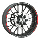 Kit Adesivo De Roda Friso Refletivo Cg Titan Honda Brinde