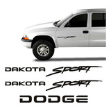 Kit Adesivo Emb Lateral Traseiro Dodge Dakota Resinados 3d