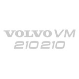 Kit Adesivo Emblema Caminhão Volvo Vm