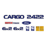 Kit Adesivo Emblema Ford Cargo 2422