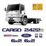 Kit Adesivo Emblema Ford Cargo 2422e