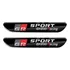 Kit Adesivo Emblema Lateral Toyota Gr Gazoo Preto Res14