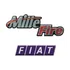 Kit Adesivo Emblema Mille Fire + Fiat P/ Fiat Uno Resinado