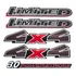 Kit Adesivo Emblema Ranger 4x4 Limited 3.0 Power Stroke 2010