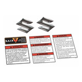 Kit Adesivo Emblema Resinado Etiqueta Tanque Suzuki Bandit