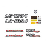 Kit Adesivo Emblema Resinado Mercedes Benz Ls 1634 Top Brake