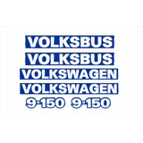 Kit Adesivo Emblema Resinado Volksbus 9