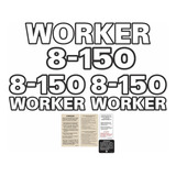 Kit Adesivo Emblema Volkswagen 8 150 Worker etiqueta Cmk134