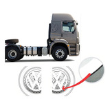 Kit Adesivo Emblema Volkswagen Caminhão Constellation Cm201 Cor Volkswagen Constellation